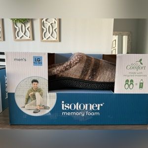 Isotoner memory foam slippers